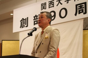 関西大学スキークラブ会長 築柴 誠